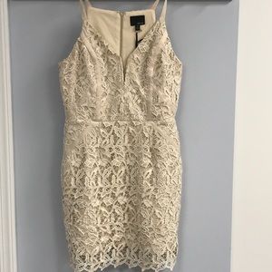 GREYLIN Olivia Lace Dress - Ivory